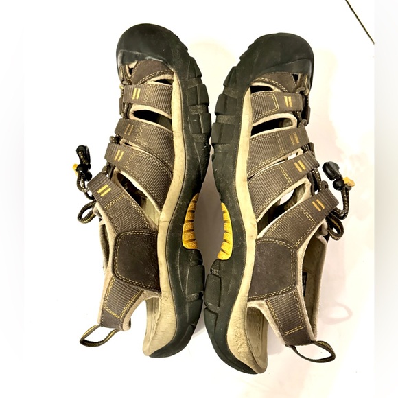 KEEN Men’s Newport H2 Brown and Yellow Sandals Size 11 - Picture 9 of 15